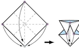 Realizarea unei macarale de hârtie folosind tehnica origami Cum se face macarale de hârtie
